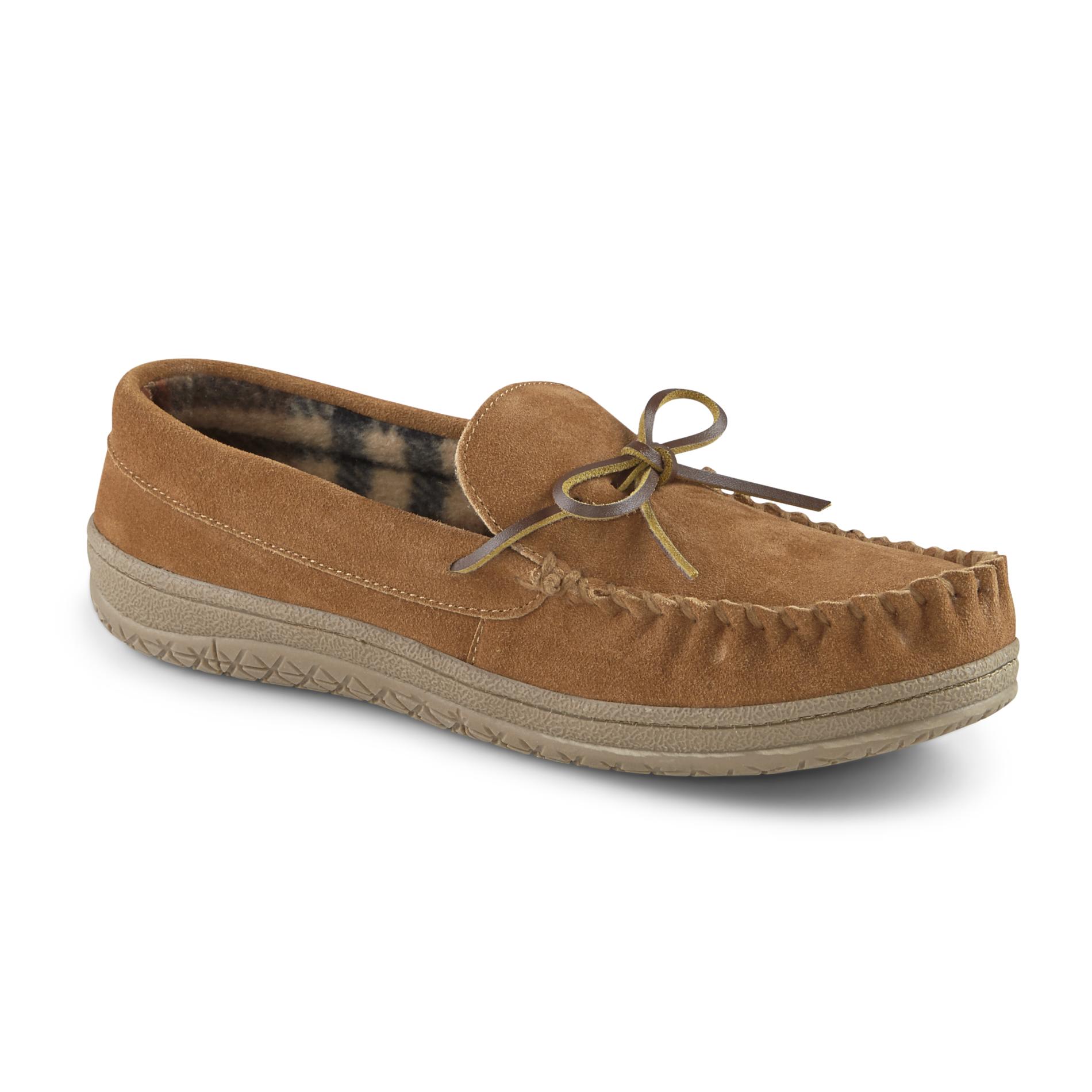 mens moccasin style slippers photo - 1